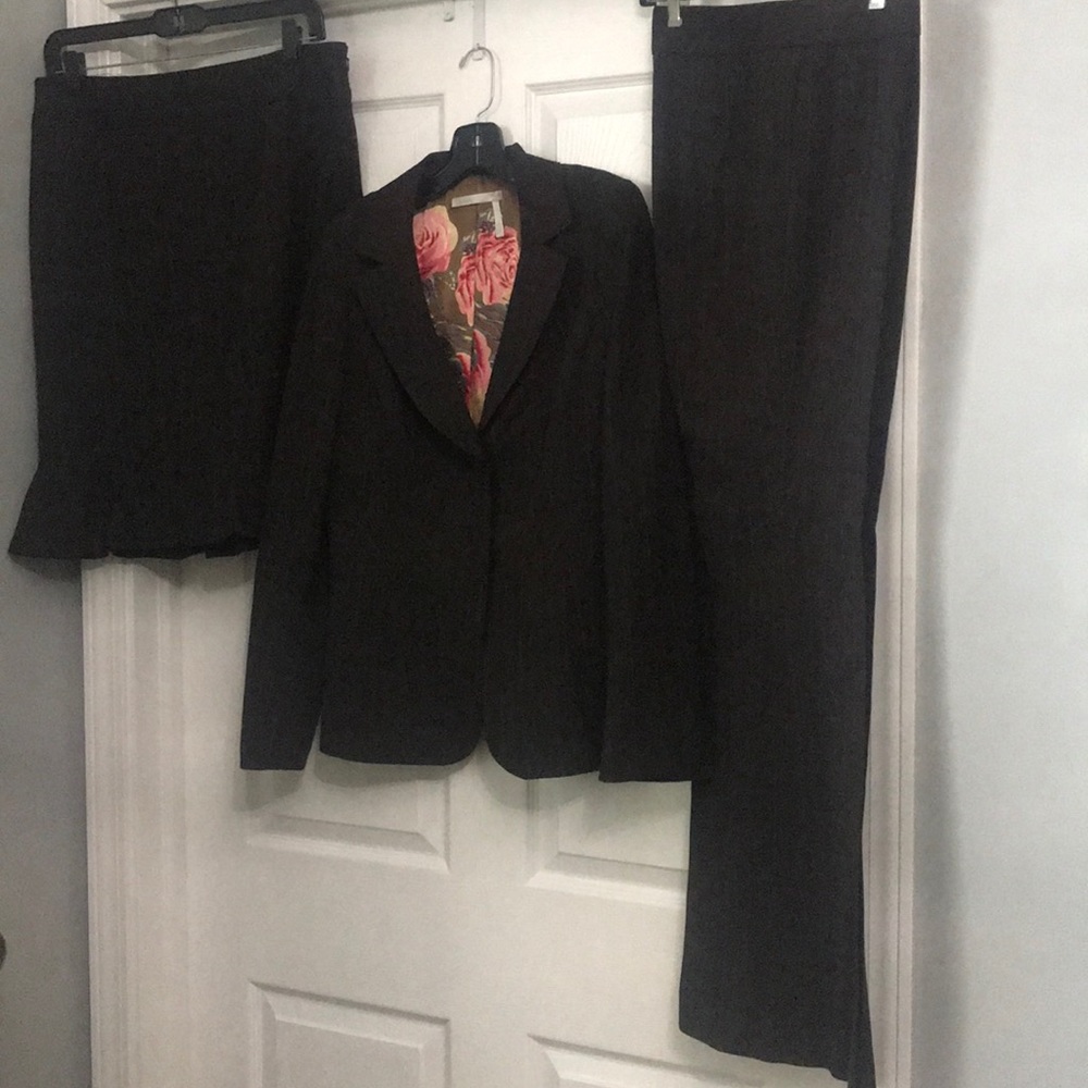 Nordstrom Classiques Entier brown 3piece suit